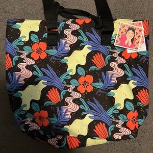 Target - tote bag. Black with colored print